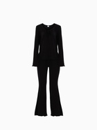 Пижама женская (лонгслив, брюки) MINAKU: Home collection, размер 44, чёрная - Фото 12