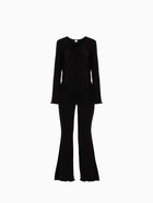 Пижама женская (лонгслив, брюки) MINAKU: Home collection, размер 48, чёрная - Фото 13