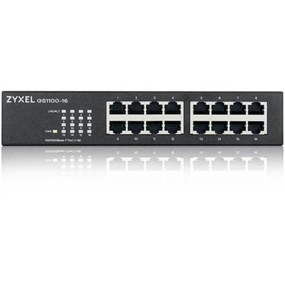 Коммутатор Zyxel GS1100-16 v3 GS1100-16-EU0103F 16G неуправляемый