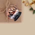 Шильдик декоративный на подарок «Снежный шар», 6 × 7 см - Фото 2