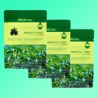 Новогодний набор из 3 масок для лица Farmstay с экстрактом семян зеленого чая - Фото 4