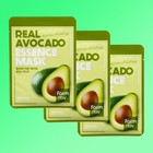 Новогодний набор из 3 масок для лица Farmstay с экстрактом авокадо - Фото 4