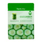 Новогодний набор из 3 масок для лица Farmstay с экстрактом огурца - Фото 2