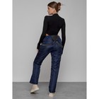 Горнолыжный костюм женский, размер 44, цвет тёмно-синий - Фото 12