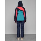 Горнолыжный костюм женский, размер 44, цвет тёмно-синий - Фото 4