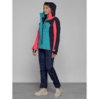 Горнолыжный костюм женский, размер 44, цвет тёмно-синий - Фото 5