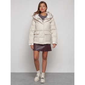 Куртка зимняя женская, размер 44, цвет бежевый