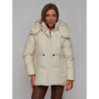Куртка зимняя женская, размер 42, цвет бежевый - Фото 7