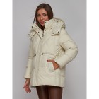 Куртка зимняя женская, размер 42, цвет бежевый - Фото 8
