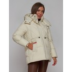 Куртка зимняя женская, размер 42, цвет бежевый - Фото 9