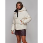 Куртка зимняя женская, размер 50, цвет бежевый - Фото 5