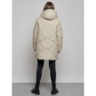 Куртка зимняя женская, размер 48, цвет бежевый - Фото 4