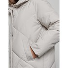 Куртка зимняя женская, размер 52, цвет светло-серый - Фото 11