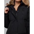 Куртка зимняя женская, размер 44, цвет чёрный - Фото 16