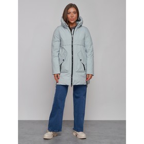 Куртка зимняя женская, размер 42, цвет бирюзовый