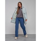 Куртка зимняя женская, размер 42, цвет бирюзовый - Фото 19