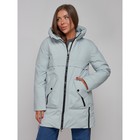 Куртка зимняя женская, размер 42, цвет бирюзовый - Фото 8