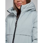 Куртка зимняя женская, размер 48, цвет бирюзовый - Фото 13