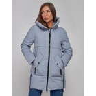 Куртка зимняя женская, размер 42, цвет голубой - Фото 15