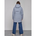 Куртка зимняя женская, размер 44, цвет голубой - Фото 4