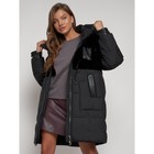 Куртка зимняя женская, размер 54, цвет чёрный - Фото 19