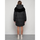 Куртка зимняя женская, размер 54, цвет чёрный - Фото 4