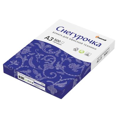 Бумага А3 500 л, Снегурочка, 80 г/м², белизна 146% CIE, класс C (цена за 500 листов)