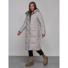 Пальто утепленное двухстороннее женское, размер 48, цвет коричневый - Фото 17