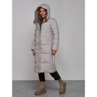 Пальто утепленное двухстороннее женское, размер 48, цвет коричневый - Фото 22