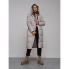 Пальто утепленное двухстороннее женское, размер 48, цвет коричневый - Фото 24