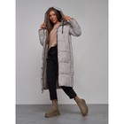 Пальто утепленное двухстороннее женское, размер 48, цвет коричневый - Фото 25