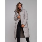 Пальто утепленное двухстороннее женское, размер 48, цвет коричневый - Фото 26