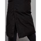 Пальто утепленное двухстороннее женское, размер 44, цвет чёрный - Фото 11
