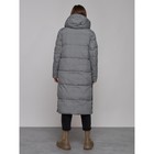 Пальто утепленное двухстороннее женское, размер 44, цвет чёрный - Фото 15