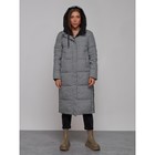 Пальто утепленное двухстороннее женское, размер 44, цвет чёрный - Фото 16