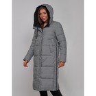 Пальто утепленное двухстороннее женское, размер 44, цвет чёрный - Фото 17