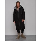 Пальто утепленное двухстороннее женское, размер 44, цвет чёрный - Фото 20