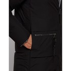 Пальто утепленное двухстороннее женское, размер 44, цвет чёрный - Фото 9