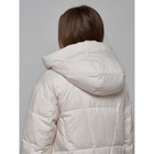 Пальто утепленное зимнее женское, размер 44, цвет бежевый - Фото 19