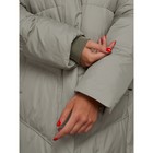 Пальто утепленное зимнее женское, размер 42, цвет зелёный - Фото 17