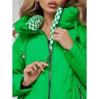 Пальто утепленное зимнее женское, размер 42, цвет зелёный - Фото 11