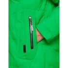 Пальто утепленное зимнее женское, размер 42, цвет зелёный - Фото 12