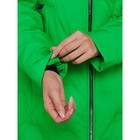 Пальто утепленное зимнее женское, размер 42, цвет зелёный - Фото 13