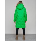 Пальто утепленное зимнее женское, размер 42, цвет зелёный - Фото 4