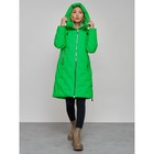 Пальто утепленное зимнее женское, размер 42, цвет зелёный - Фото 7