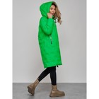 Пальто утепленное зимнее женское, размер 42, цвет зелёный - Фото 8