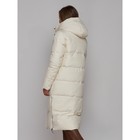 Пальто утепленное зимнее женское, размер 44, цвет светло-бежевый - Фото 17