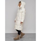 Пальто утепленное зимнее женское, размер 46, цвет светло-бежевый - Фото 7