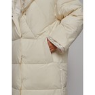 Пальто утепленное зимнее женское, размер 42, цвет светло-бежевый - Фото 13