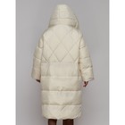 Пальто утепленное зимнее женское, размер 50, цвет светло-бежевый - Фото 8